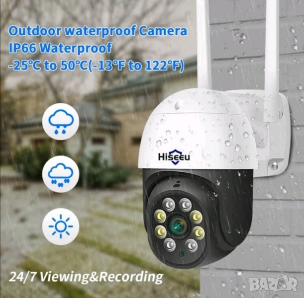 Водоустойчива външна камера с нощно заснемане , снимка 1