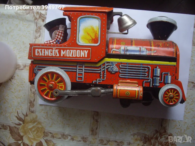 Стара ламаринена играчка., снимка 1