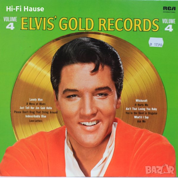 Elvis gold records-Грамофонна плоча-LP 12”, снимка 1