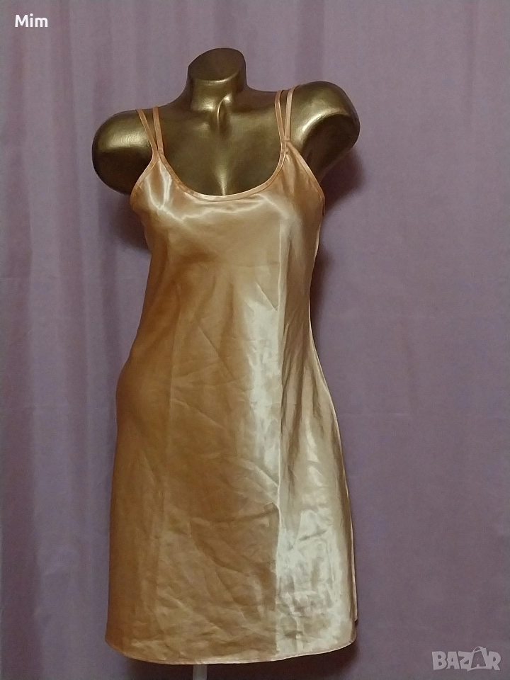 Contessa S/M Сатенена нощница цвят портокал , снимка 1