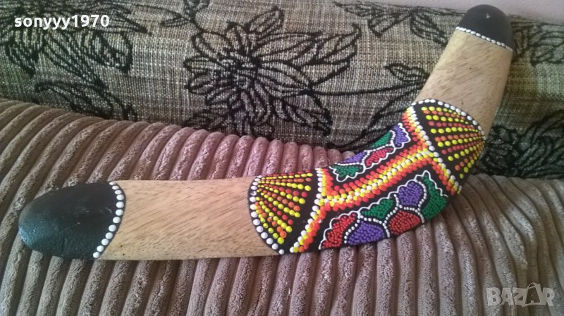 бумеранг-ретро колекция 40х6см-внос швеицария, снимка 1