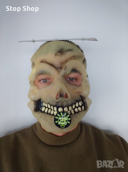 Маска за Halloween череп светеща Хелоуин , снимка 1