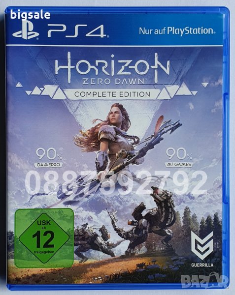 Перфектен диск с игра Horizon Zero Dawn PS4 Playstation 4 Плейстейшън, снимка 1