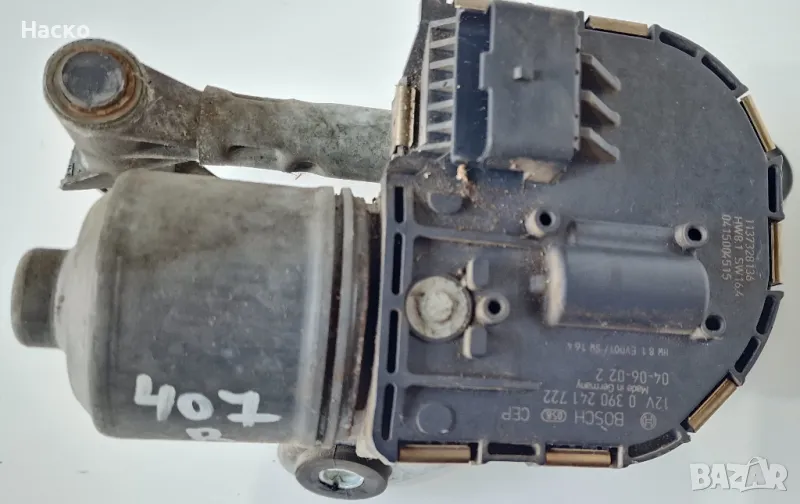 Дясно Моторче Чистачки Пежо 407 Peugeot 407 0 390 241 722 | 0390241722, снимка 1