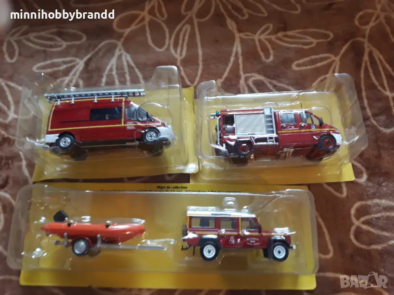 Land Rover Defender Citroen Jumper Ford Ttansit 1.43 Scale Top top top  models Hachette , снимка 1