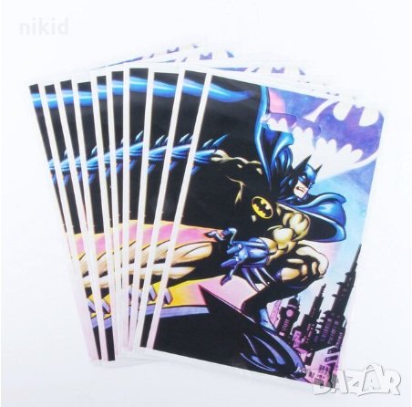 Батман 10 бр торбички за сладки подарък рожден ден парти, снимка 1