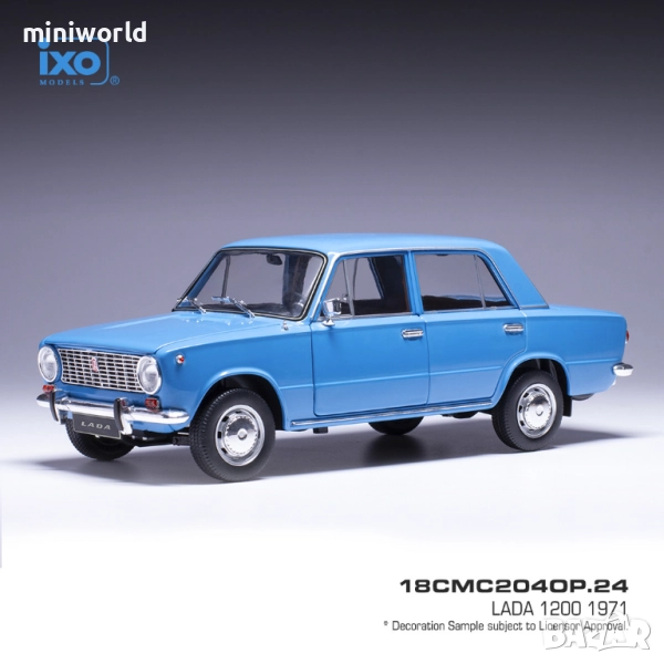 ВАЗ 2101 Жигула 1970 - мащаб 1:18 на IXO моделът е нов в кутия, снимка 1
