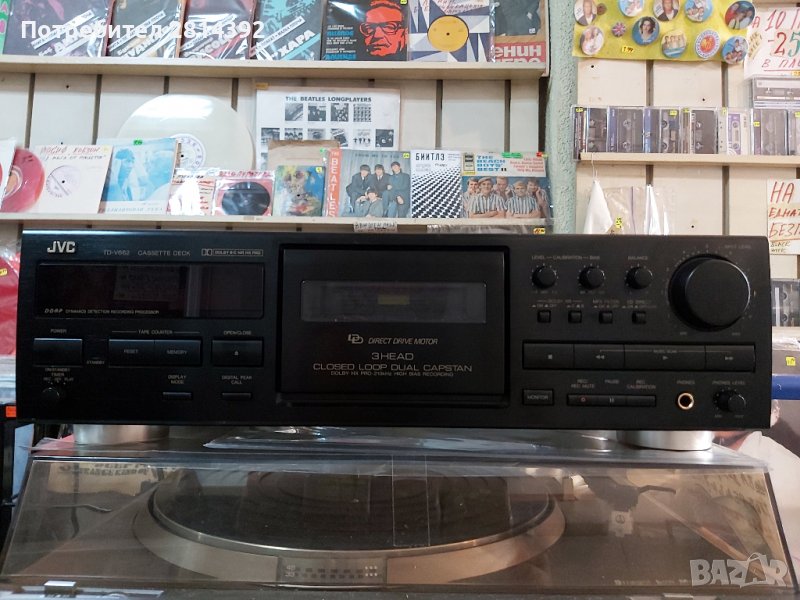 3-глав касетен дек JVC TD-V662 Висок Клас Hi-Fi stereo, снимка 1