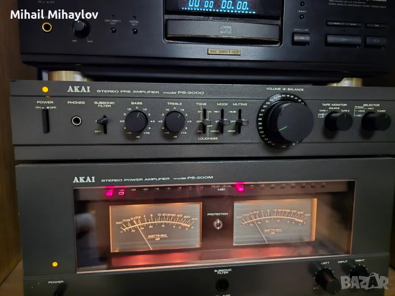 Продавам комплект Akai  PS - 200C/PS -200 M, снимка 1