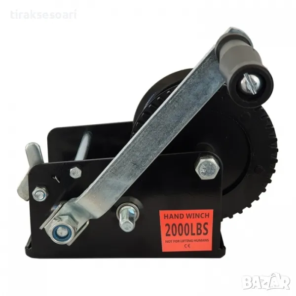 Ръчна лебедка с текстилно въже 2000 LBS 900 KG, снимка 1