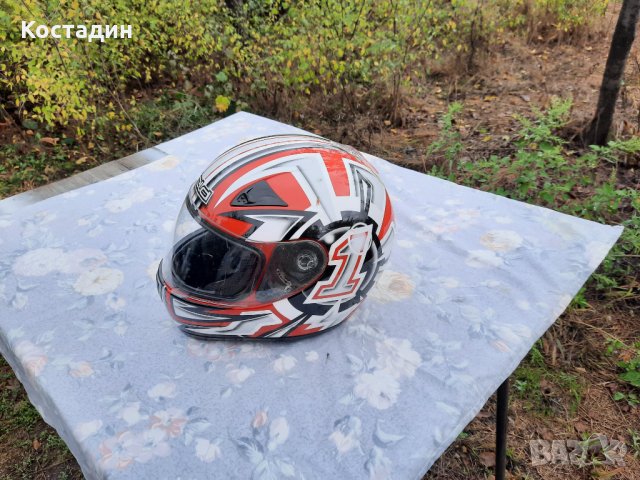 Мото каска HELD размер 61-62см. XL, снимка 1