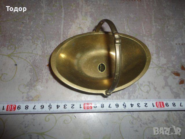 Бронзова купа поднос фигура Gilde