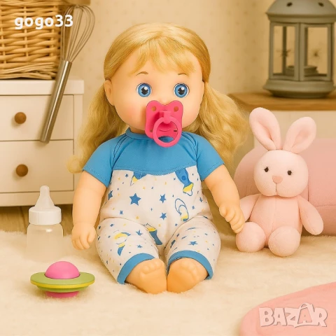 кукла със шише и биберон , снимка 2 - Кукли - 51153298