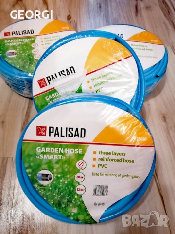3/4 30 м PVC Tрислоен градински маркуч с UV защита на PALISAD, снимка 5 - Напояване - 36946341