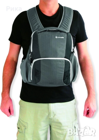 Раница Pacsafe с технология против кражба, снимка 3 - Раници - 52698949