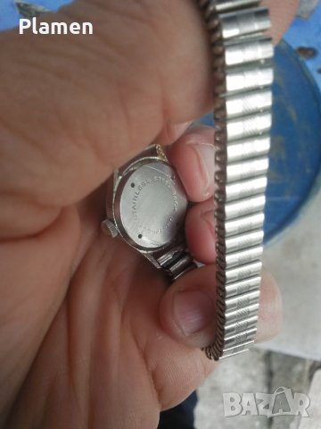 Френск дамски механичен часовник Ел Хикс Анкре, снимка 3 - Дамски - 40131843