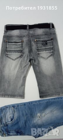 Къси дънки със скъсан ефект 12г., снимка 3 - Дънки - 43968570