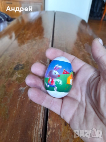 Старо дървено яйце #17, снимка 2 - Други ценни предмети - 53303859