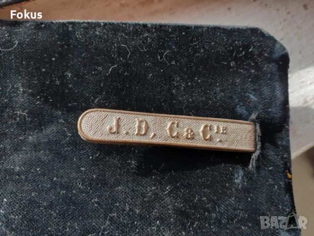 Стари френски еполети пагони златна сърма, снимка 3 - Антикварни и старинни предмети - 53445060