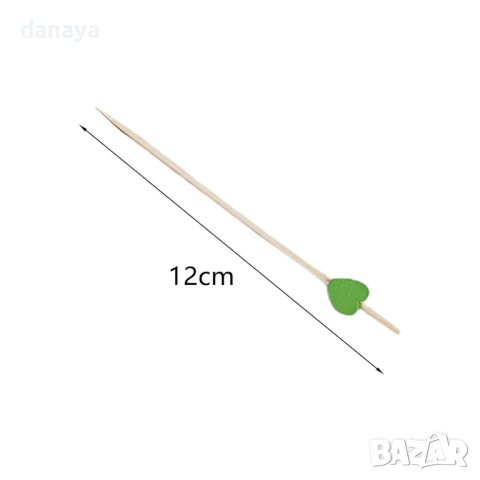 4293 Коктейлни клечки за хапки Сърца, Топчета, Звезди, 25 броя, снимка 7 - Прибори за хранене, готвене и сервиране - 43638736