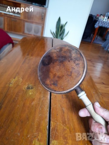 Старо Бакърено Джезве #4, снимка 6 - Антикварни и старинни предмети - 33080560