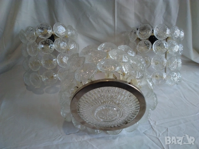 Продавам полилей в комплект с два аплика, снимка 12 - Лампиони - 53518066