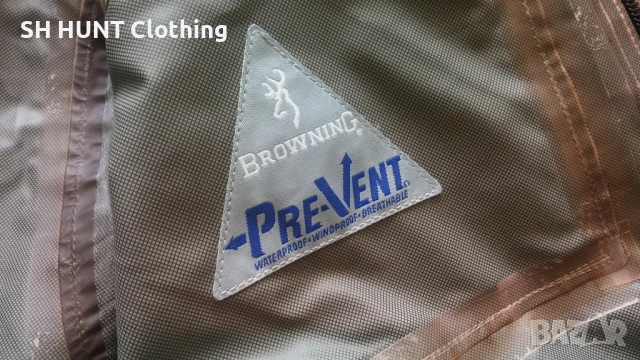 BROWNING WATERPROOF WINDPROOF BREATHABLE Jacket размер S / M за лов яке водонепромокаемо - 1204, снимка 16 - Екипировка - 51080647