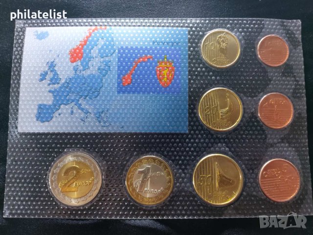 Пробен Евро сет - Норвегия 2004, снимка 2 - Нумизматика и бонистика - 43188031