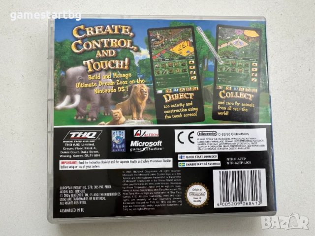 Zoo Tycoon DS за DS, снимка 2 - Игри за Nintendo - 49337429