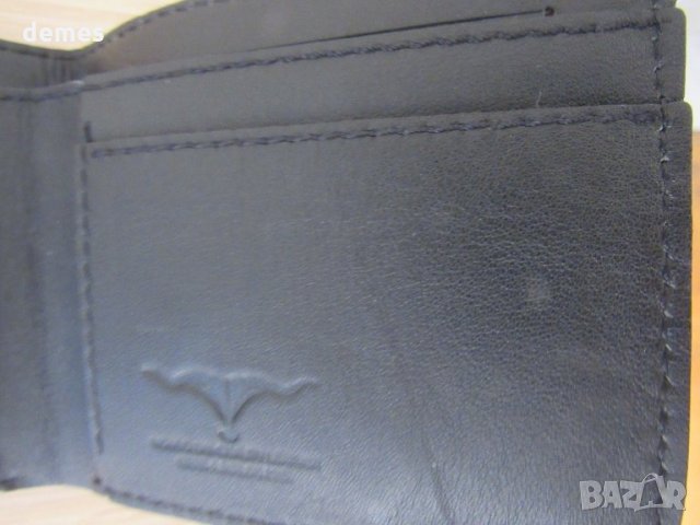 Портфейл от естествена кожа-кафяв, нов, Монголия, снимка 6 - Портфейли, портмонета - 35108940