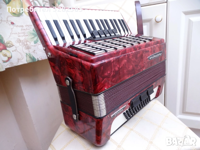 Акордеон Велтмайстер Стела 60 баса, снимка 4 - Акордеони - 52680413