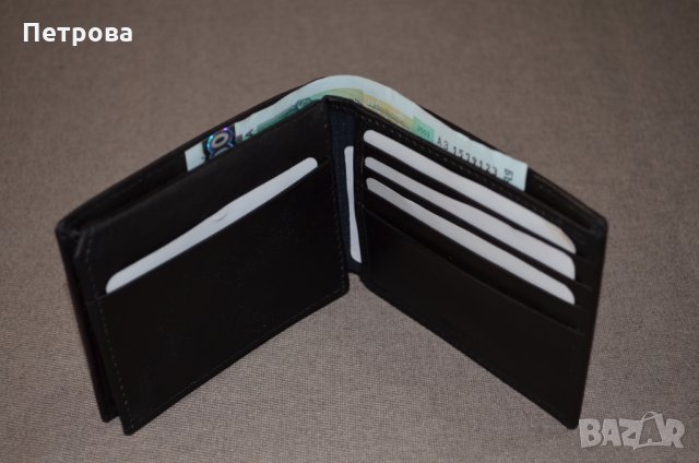 Haggar малък хоризонтален портфейл + 2 бр. карти за RFID защита , снимка 10 - Портфейли, портмонета - 32742827