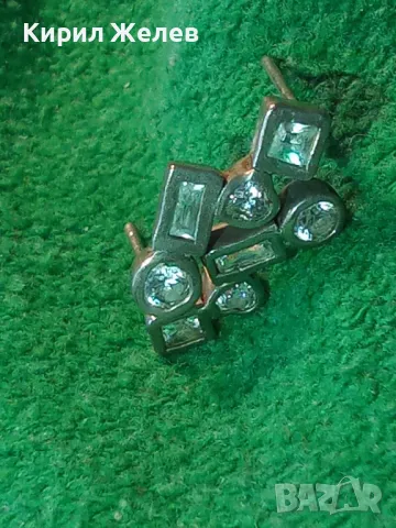 ФЕШЪН АРТ СКЪПОЦЕННИ ОБЕЦИ от БЛАГОРОДНА СТОМАНА с БЯЛА ПОЗЛАТА и ФАСЕТИРАН ПЛАНИНСКИ КРИСТАЛ 48647, снимка 17 - Обеци - 49704525