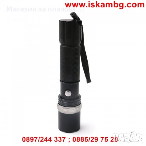 Акумулаторен LED фенер Power Style с Алуминиев корпус и ZOOM, снимка 17 - Други стоки за дома - 28473617