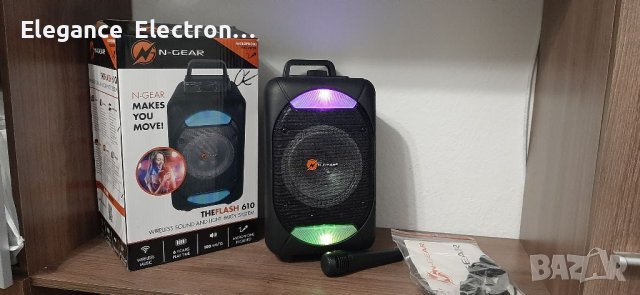 Портативна  Караоке Bluetooth тонколона 100 wats. , снимка 4 - Bluetooth тонколони - 37892381