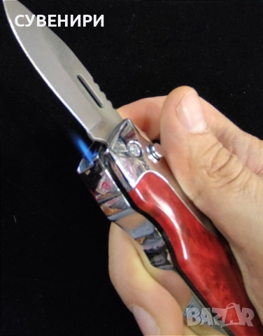 2 в 1- ветроустойчива запалка с нож, снимка 3 - Запалки - 52462905