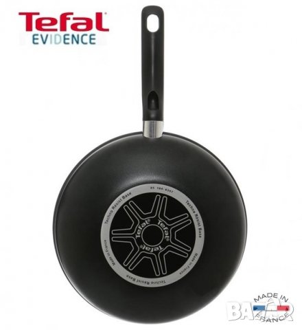 Уок тиган Tefal Еvidence, снимка 3 - Съдове за готвене - 28621915