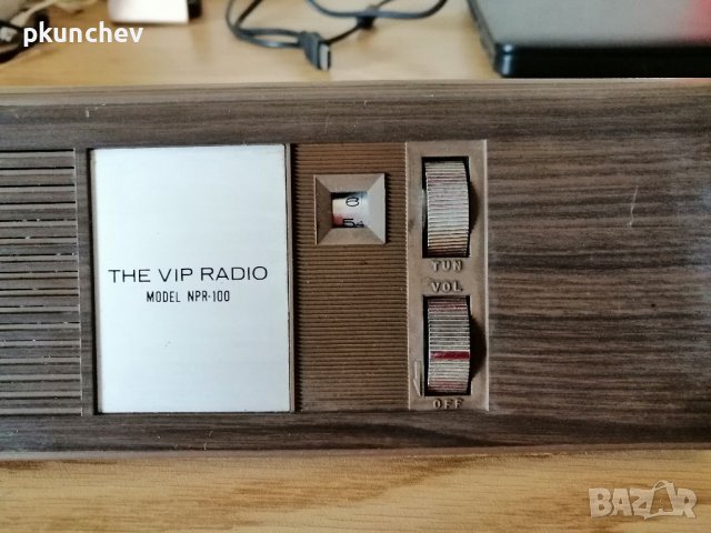 Ретро AM радио THE VIP RADIO, снимка 6 - Радиокасетофони, транзистори - 39961261