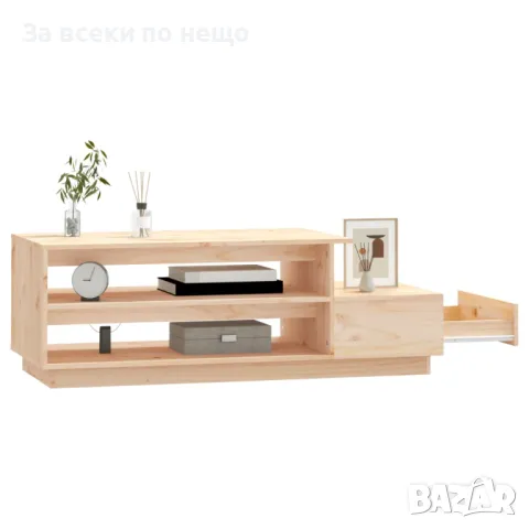 Кафе маса, 120x50x40,5 см, борово дърво масив, снимка 2 - Маси - 47711388