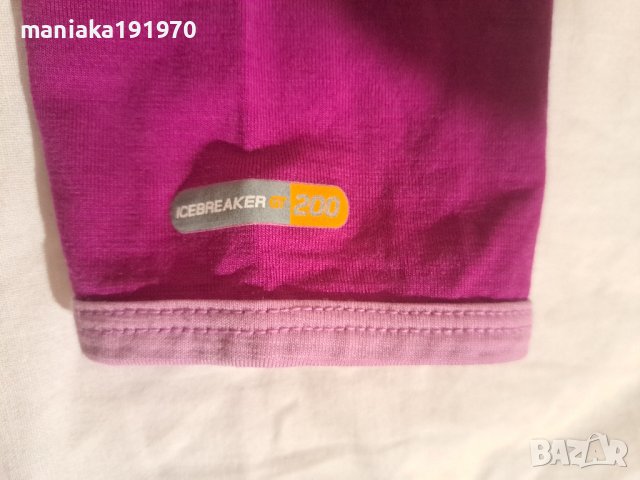 Icebreaker 200 Oasis LS Half Zip Base Layer merino (M) дамска блуза мерино, снимка 8 - Блузи с дълъг ръкав и пуловери - 43334863
