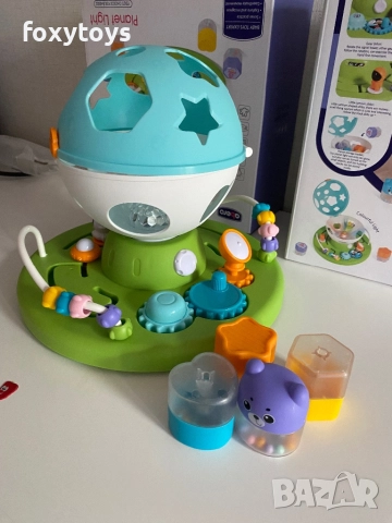 Бебешка играчка забавен Космос - сортер, формички, лабиринт, музика и светлини, снимка 2 - Образователни игри - 51263902