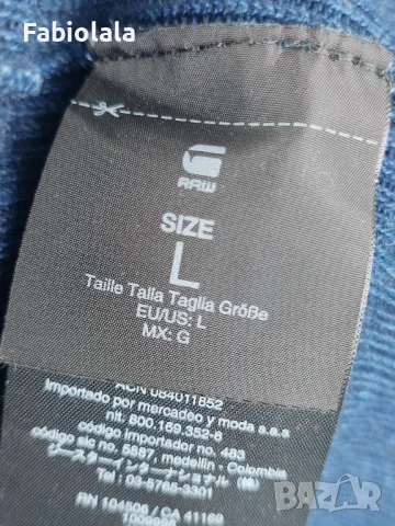 G-star cotton sweater L, снимка 8 - Пуловери - 48661850