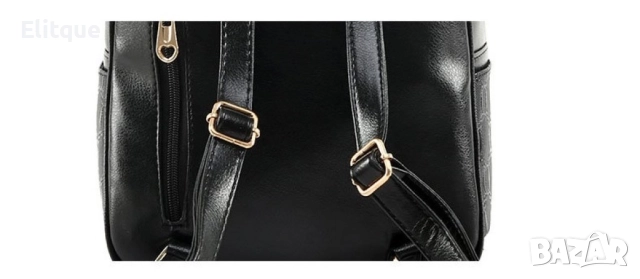 Комплект раница и 3 чантички / Цвят: Черен, снимка 14 - Чанти - 52895133
