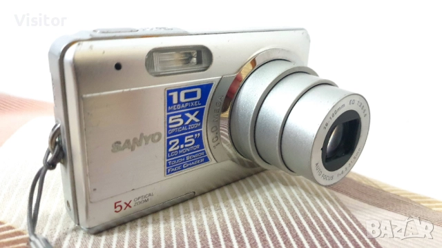 фотоапарат Sanyo Vpc E10ex   10МРх, снимка 2 - Фотоапарати - 51513394