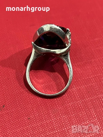 Сребърен пръстен, снимка 4 - Пръстени - 53555976