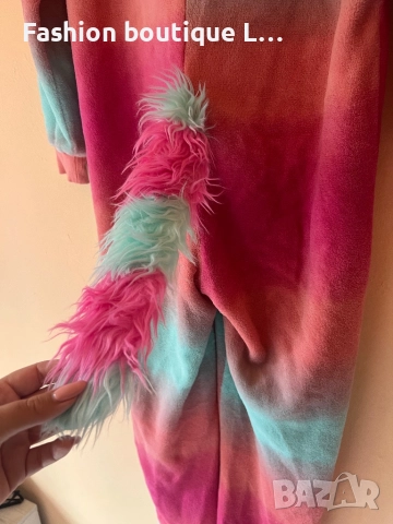 Цял плюшен гащеризон еднорог с опашка и ушички с рог на качулката S / M размер 🦄🦄🦄🦄🦄🦄🦄🦄🦄, снимка 11 - Други - 51809098