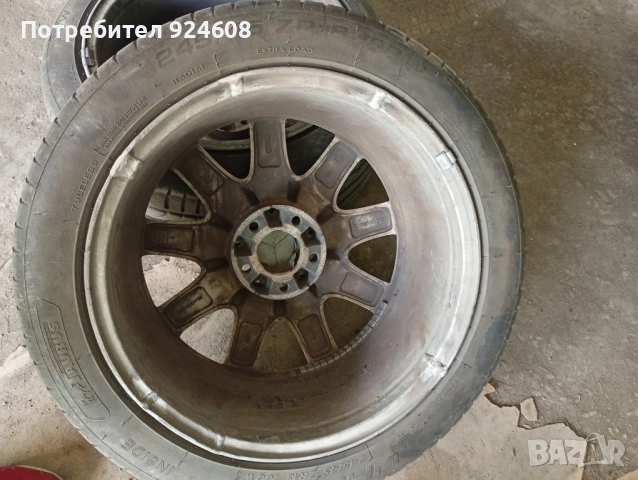 Гуми с джанти 18 цола Мерцедес S classa 2003g., снимка 4 - Гуми и джанти - 51761275