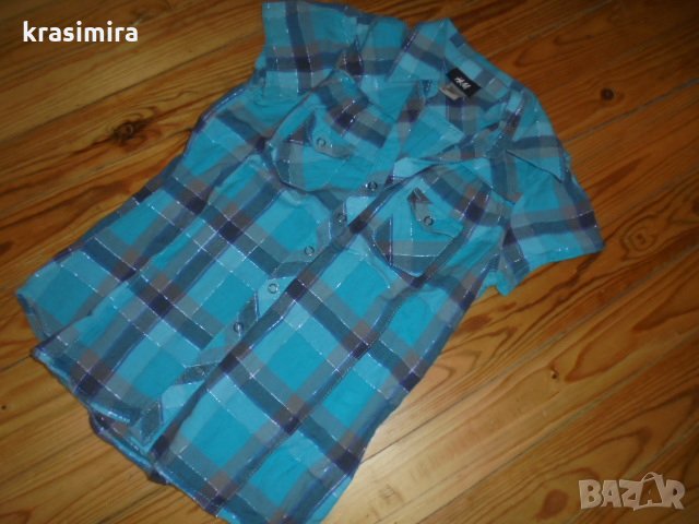 лот на ''H&M-Terranova''-размер 140см-146см, снимка 6 - Детски ризи - 28761128