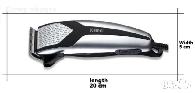 Тример за подстригване Kemei KM-4640, снимка 4 - Машинки за подстригване - 48572634