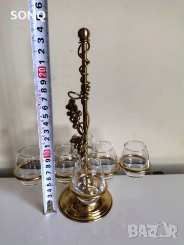 Страхотен Сервиз За Ракийка На Стойка, снимка 8 - Сервизи - 51790699